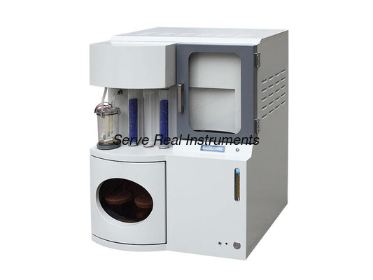 Coulometric titration method total sulfur content analyzer
