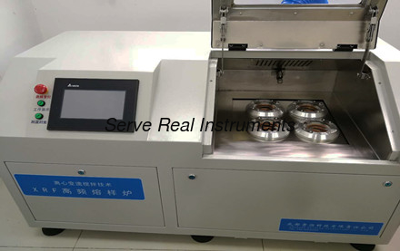 High frequency XRF fusion machine 4 position XRF Fuison furnace AAS ICP